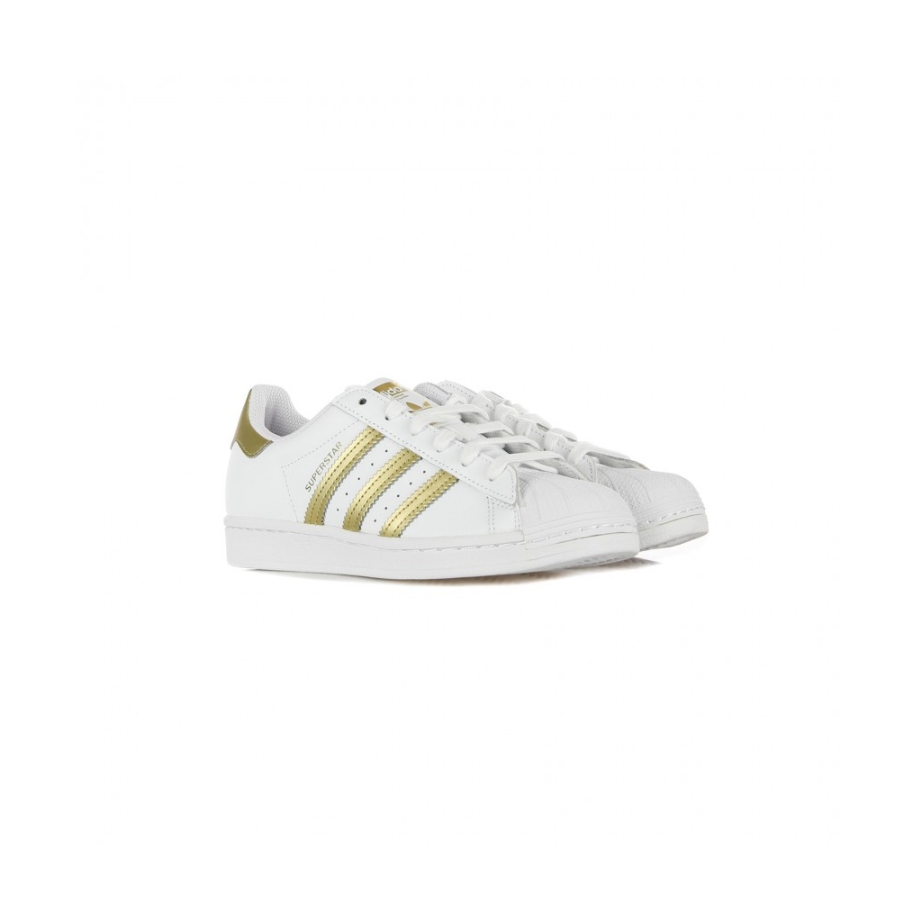 SCARPA BASSA SUPERSTAR W CLOUD WHITE/GOLD METALLIC/CLOUD WHITE