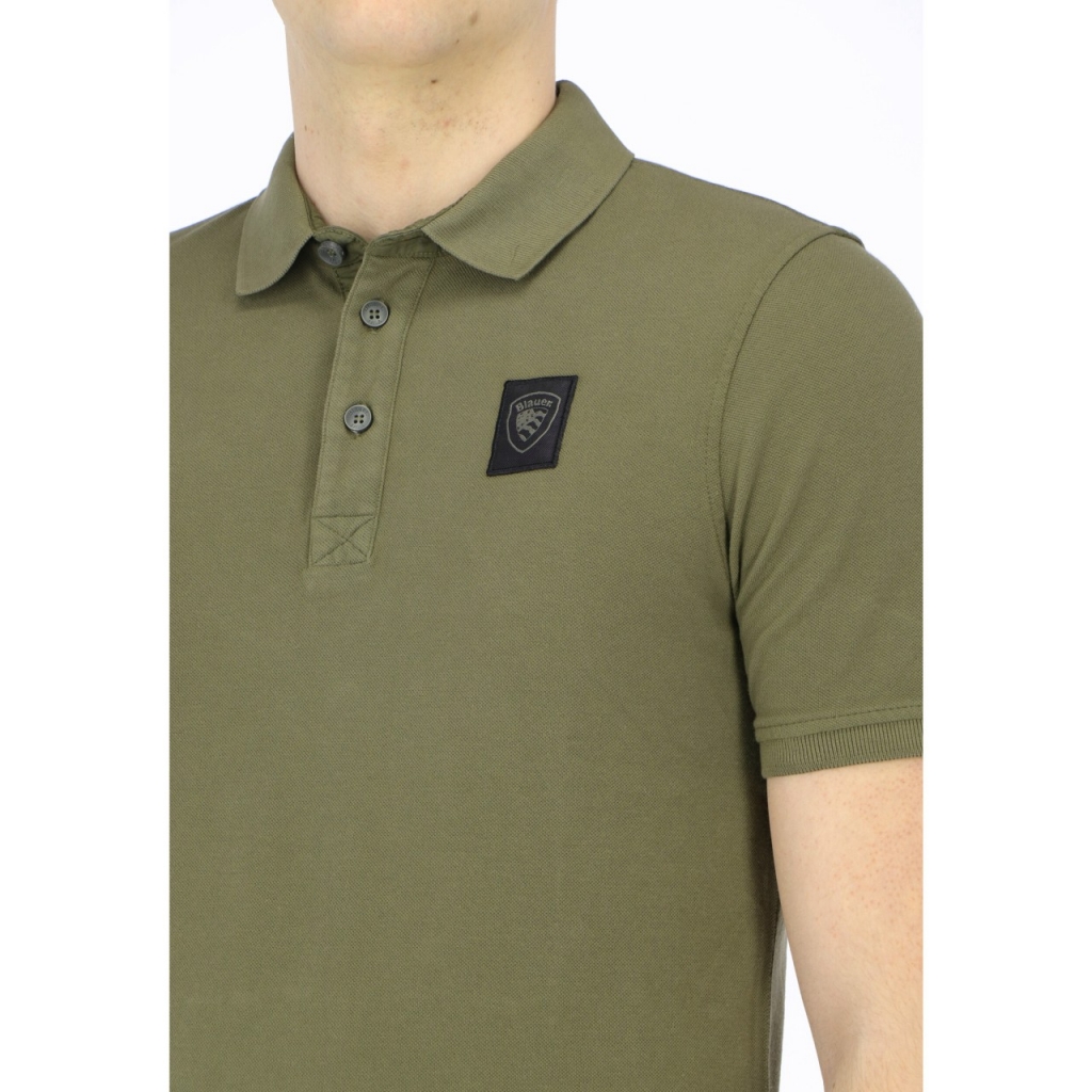 Polo Blauer Usa Uomo Manica Corta 702 VERDE