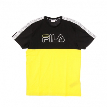 MAGLIETTA JOPI BLOCKED TAPE TEE BLACK/AURORA