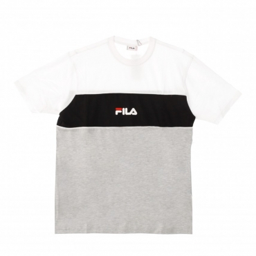 MAGLIETTA ANOKI BLOCKED TEE LIGHT GREY MELANGE BROS/BRIGHT WHITE/BLACK