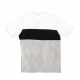 MAGLIETTA ANOKI BLOCKED TEE LIGHT GREY MELANGE BROS/BRIGHT WHITE/BLACK