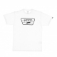 MAGLIETTA FULL PATCH TEE WHITE/BLACK