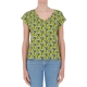 T-shirt Surkana Donna Scollo a V 61 GREEN