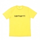MAGLIETTA SCRIPT TEE LIMONCELLO/BLACK