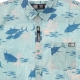 CAMICIA MANICA CORTA FEEDING FRENZY UV WOVEN JADE