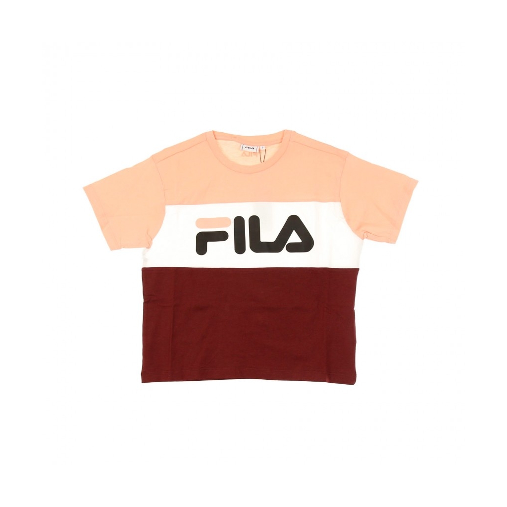 MAGLIETTA CORTA ALLISON TEE TAWNY PORT/CORAL CLOUD/BRIGHT WHITE