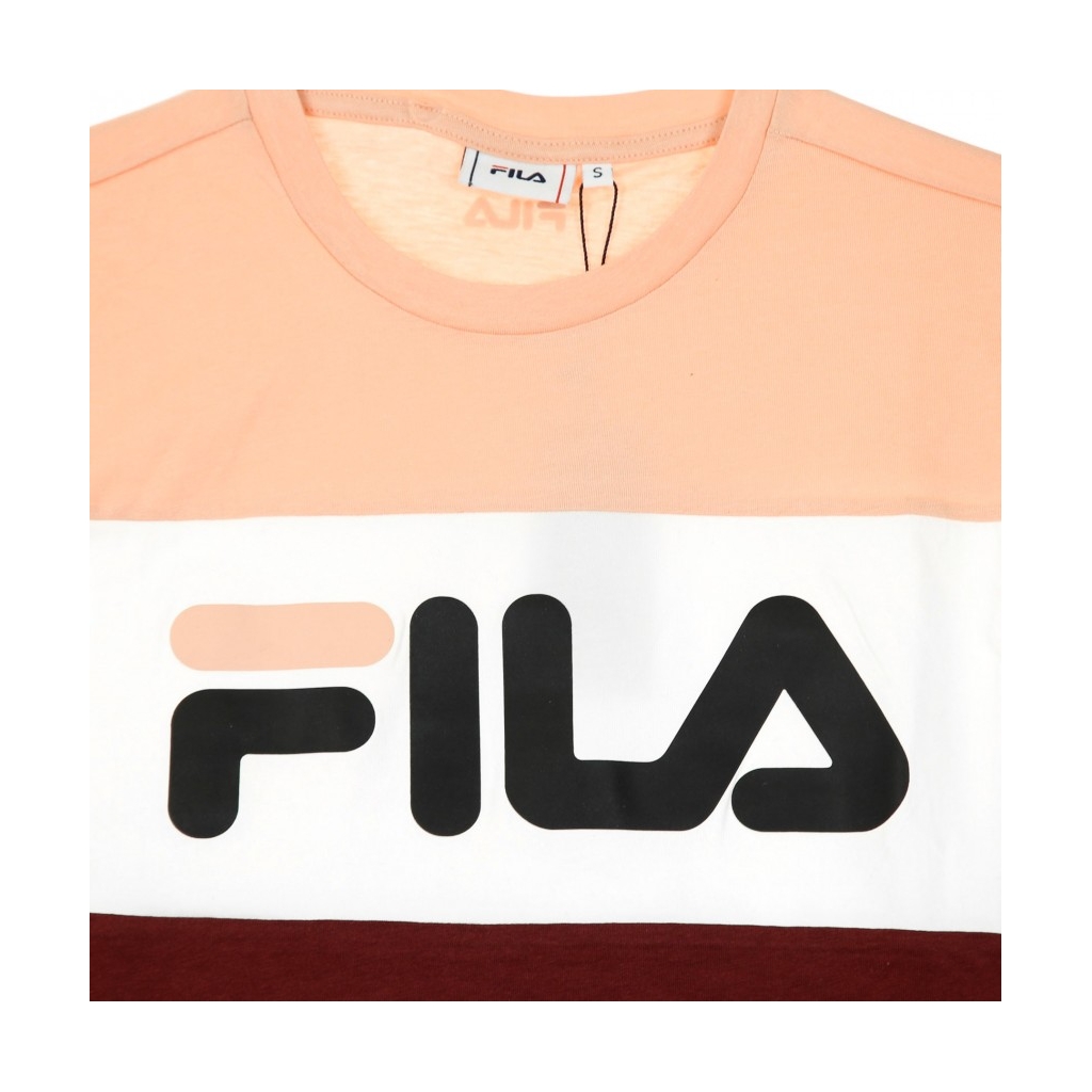 MAGLIETTA CORTA ALLISON TEE TAWNY PORT/CORAL CLOUD/BRIGHT WHITE