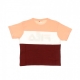 MAGLIETTA CORTA ALLISON TEE TAWNY PORT/CORAL CLOUD/BRIGHT WHITE