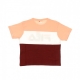 MAGLIETTA CORTA ALLISON TEE TAWNY PORT/CORAL CLOUD/BRIGHT WHITE