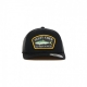 CAPPELLINO VISIERA CURVA MOSSBACK RETRO TRUCKER BLACK