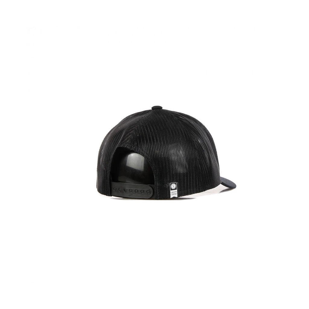 CAPPELLINO VISIERA CURVA MOSSBACK RETRO TRUCKER BLACK