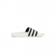 CIABATTE ADILETTE WHITE/CBLACK/WHITE