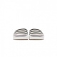 CIABATTE ADILETTE WHITE/CBLACK/WHITE