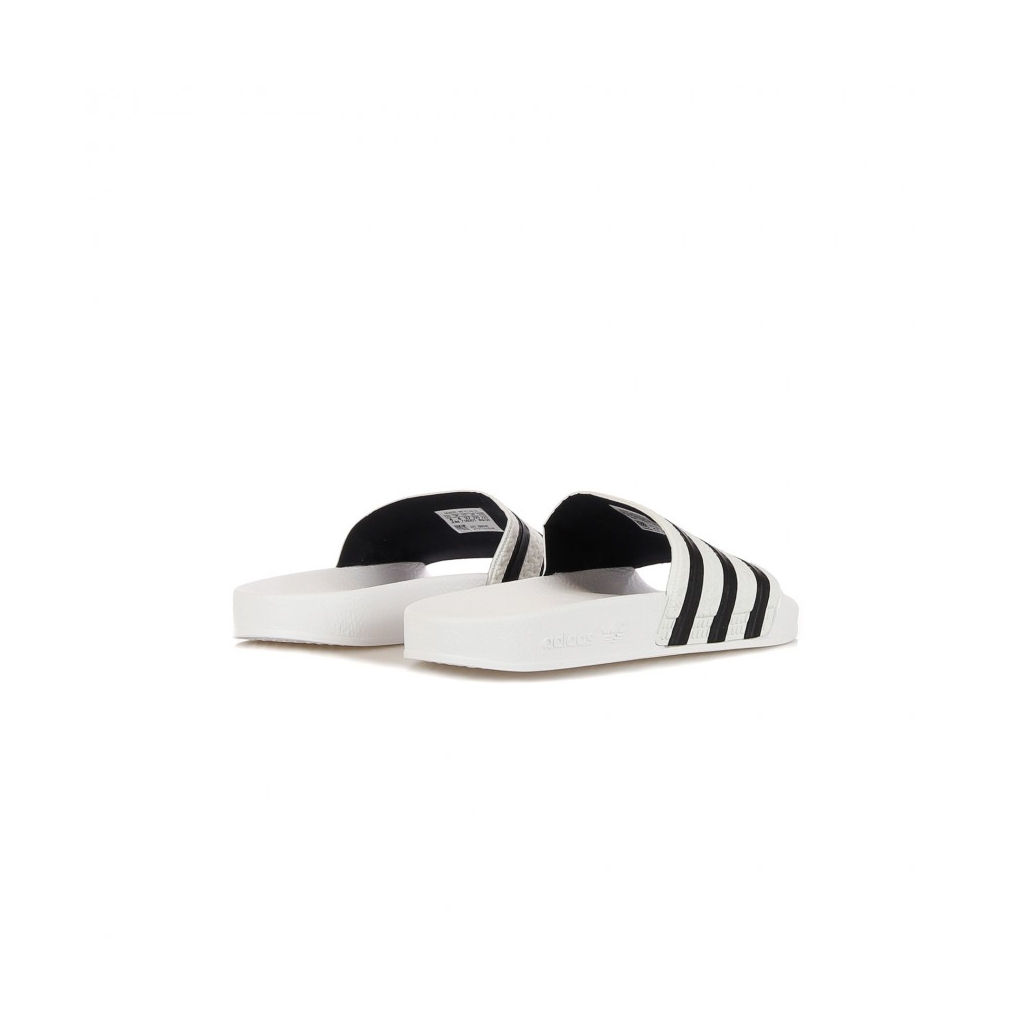 CIABATTE ADILETTE WHITE/CBLACK/WHITE