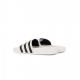 CIABATTE ADILETTE WHITE/CBLACK/WHITE