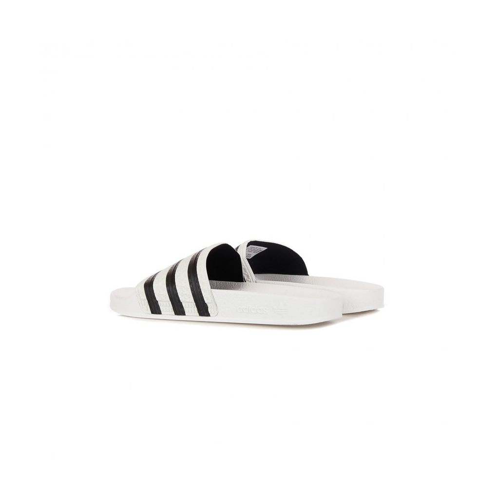 CIABATTE ADILETTE WHITE/CBLACK/WHITE