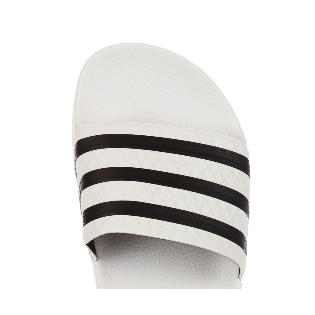 CIABATTE ADILETTE WHITE/CBLACK/WHITE