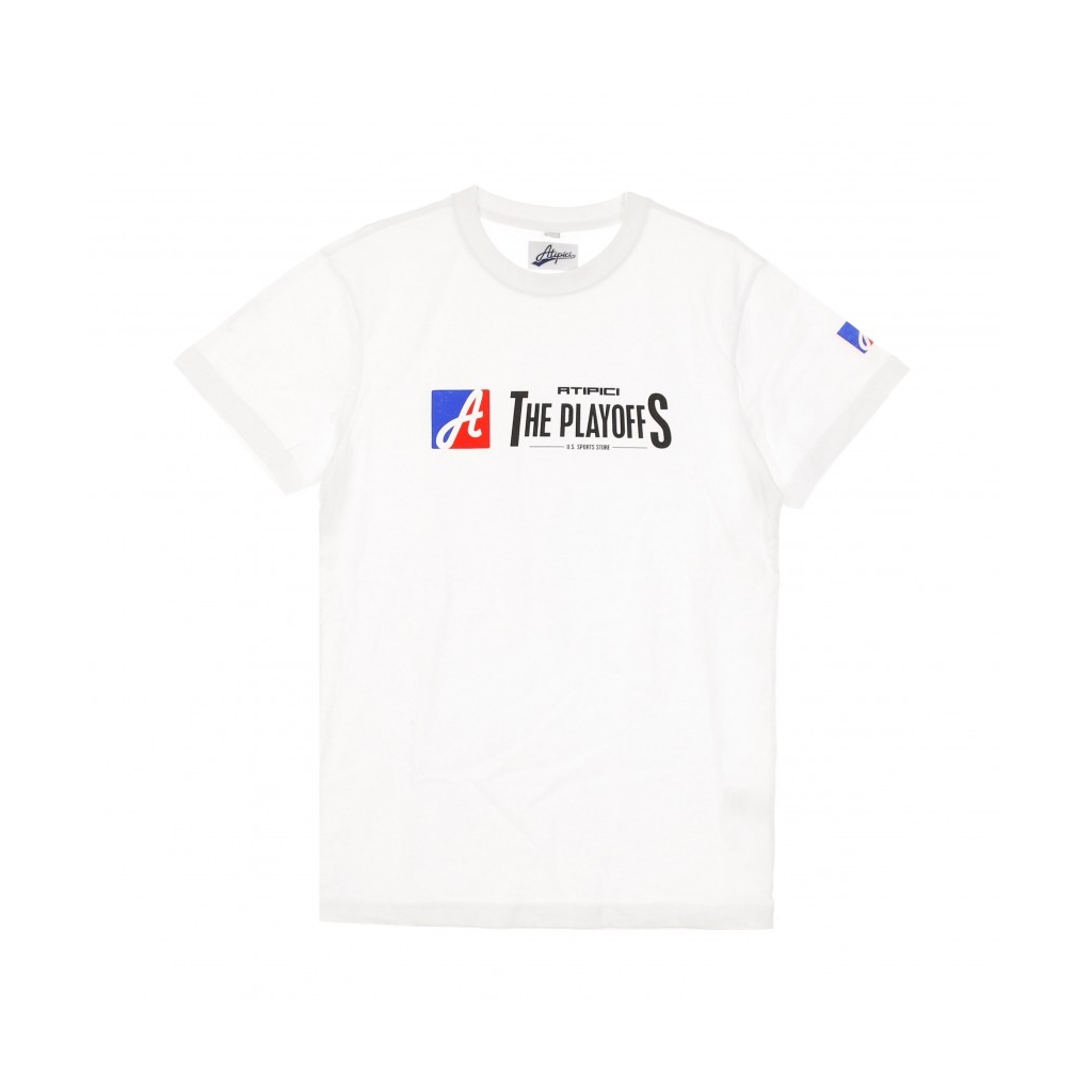 MAGLIETTA THE PLAYOFFS LOGO TEE WHITE