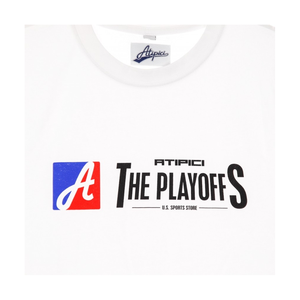 MAGLIETTA THE PLAYOFFS LOGO TEE WHITE