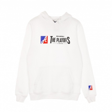 FELPA CAPPUCCIO THE PLAYOFFS LOGO HOODIE WHITE