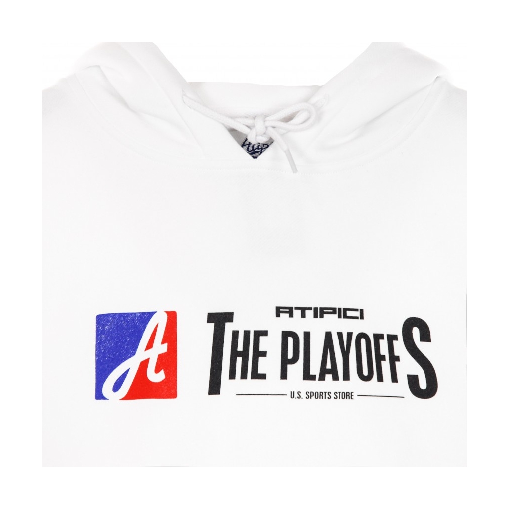 FELPA CAPPUCCIO THE PLAYOFFS LOGO HOODIE WHITE