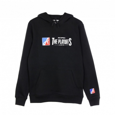 FELPA CAPPUCCIO THE PLAYOFFS LOGO HOODIE BLACK