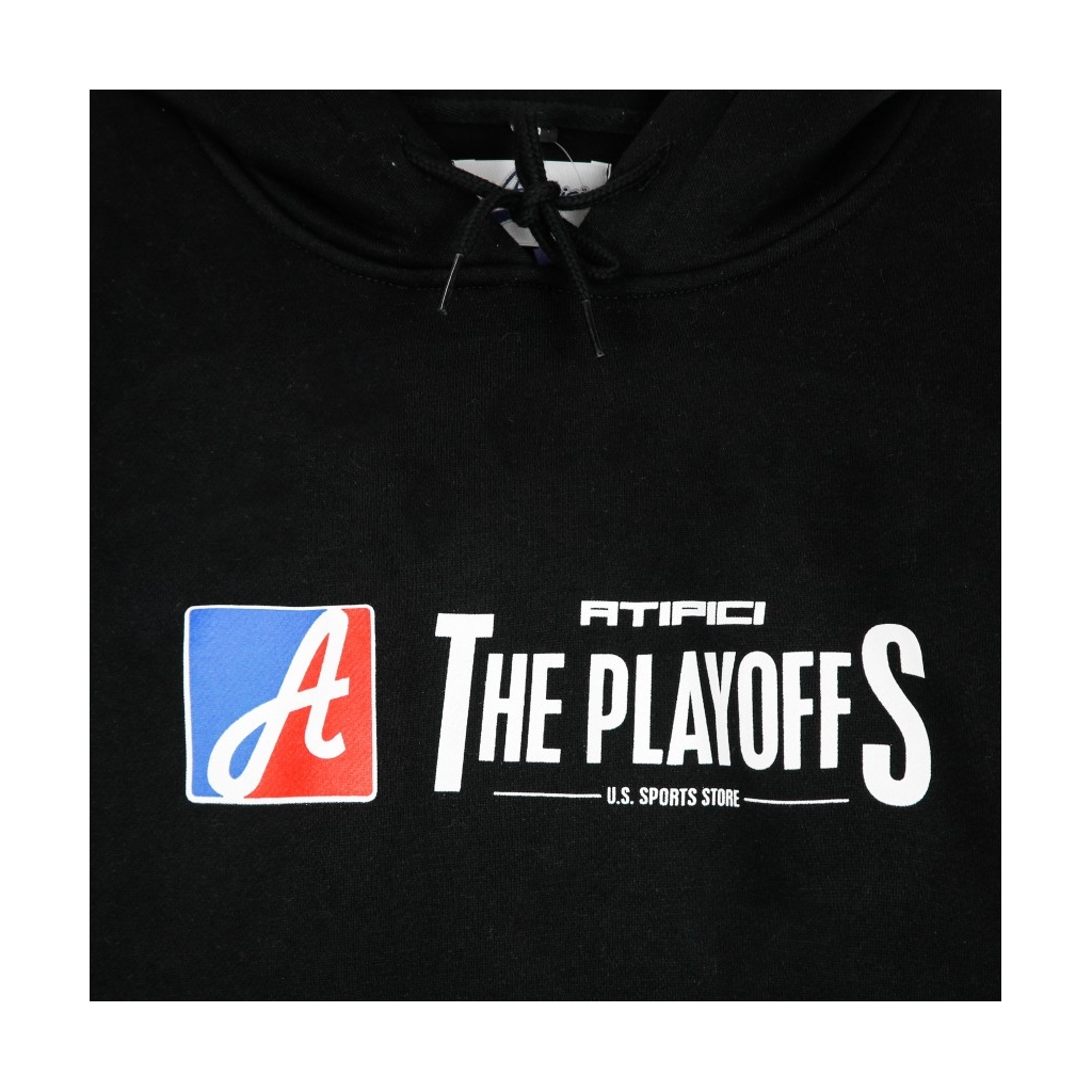 FELPA CAPPUCCIO THE PLAYOFFS LOGO HOODIE BLACK