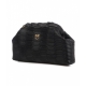 Puffer bag Maxi Chain Clutch Origami nero