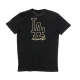 MAGLIETTA MLB METALLIC TEE LOSDOD BLACK