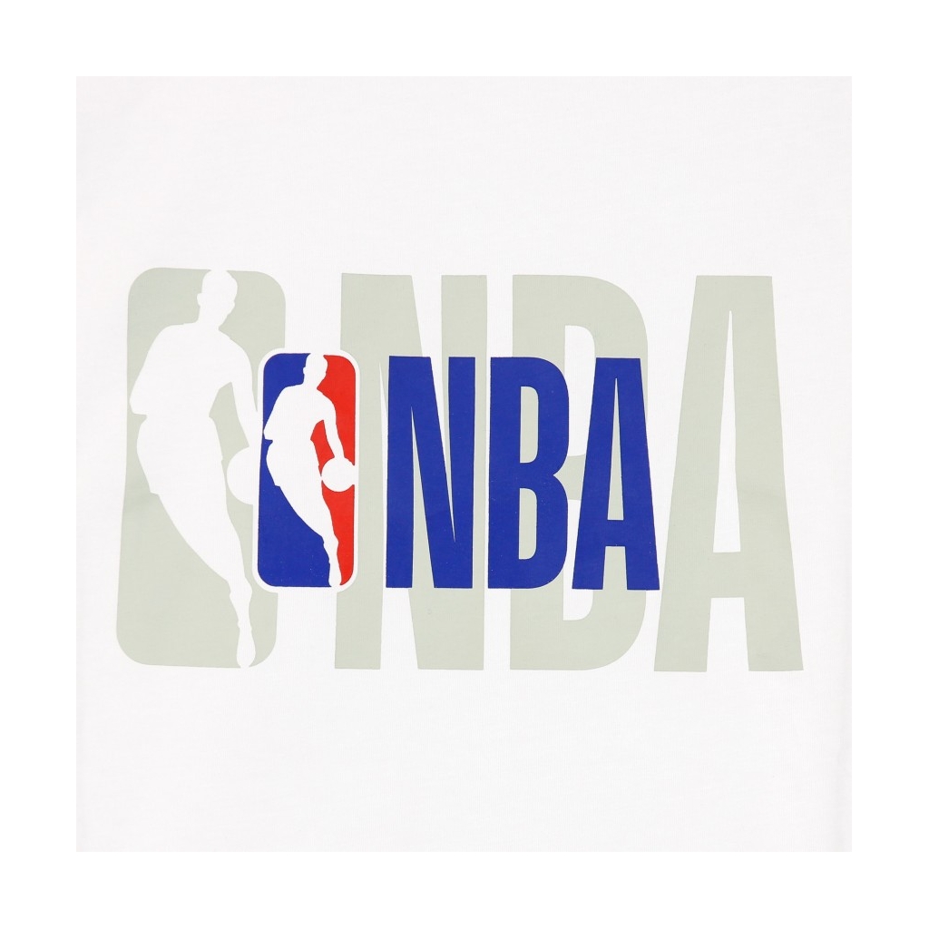 Official New Era NBA Logo White T-Shirt B1313_380