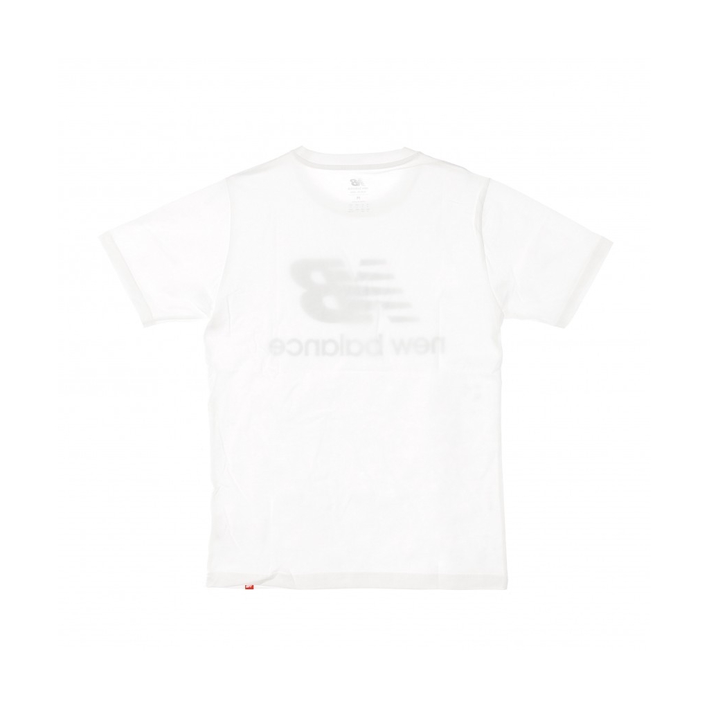 MAGLIETTA ESSENTIALS STACKED LOGO TEE WHITE