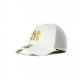 CAPPELLINO VISIERA CURVA MLB MVP BRANSON METALLIC NEYYAN WHITE/GOLD