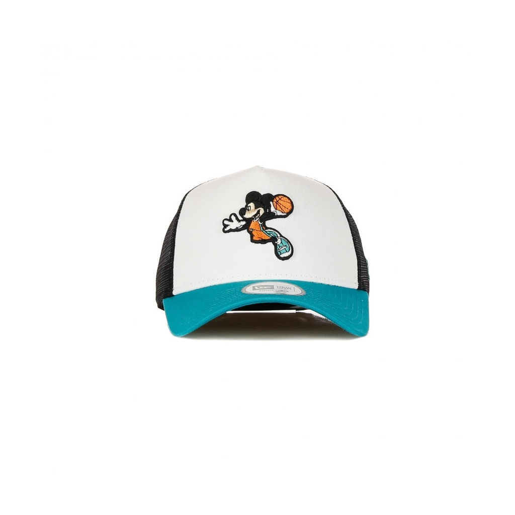 CAPPELLINO VISIERA CURVA KIDS DISNEY CHARACTER SPORTS TRUCKER MICKEY MOUSE WHITE/TEAL