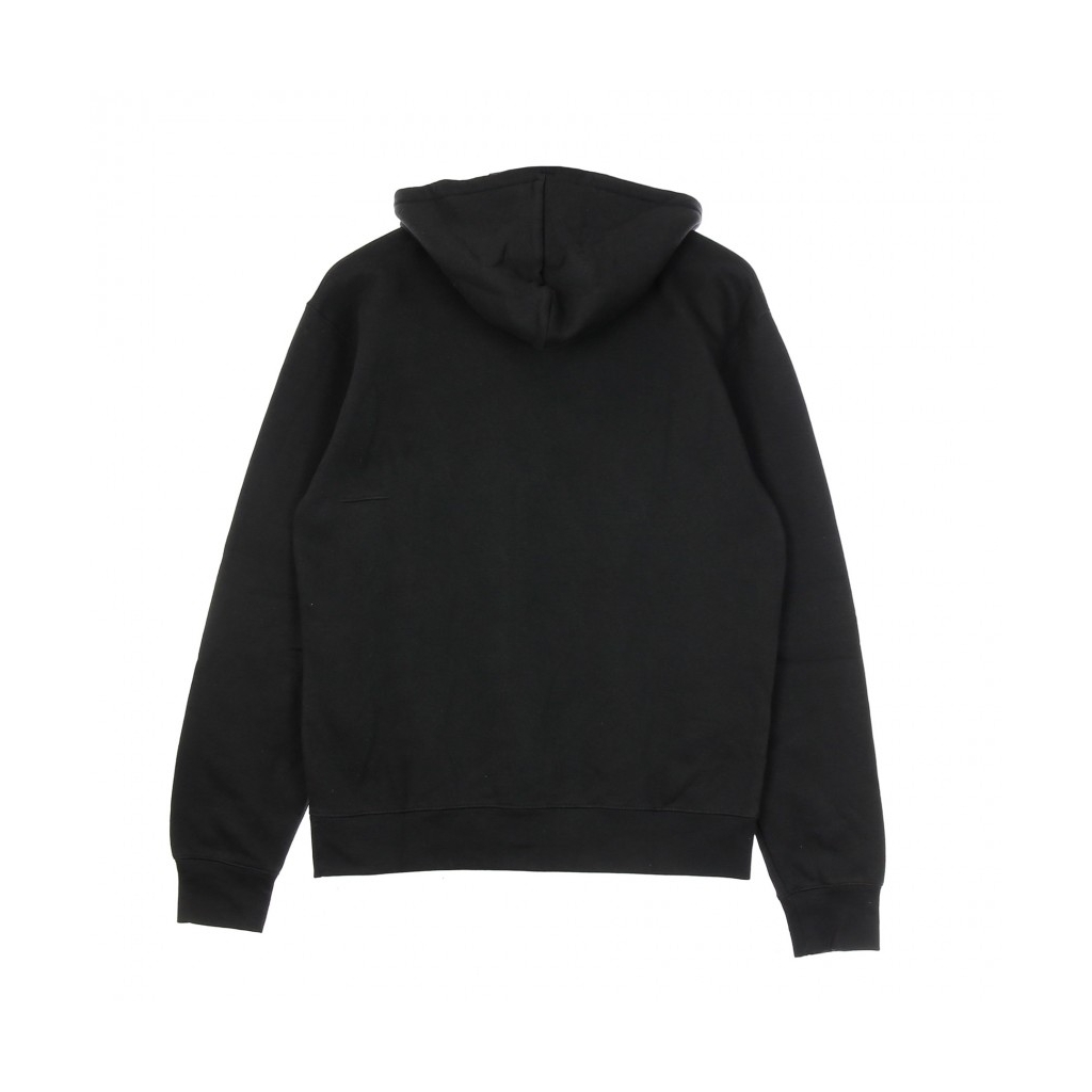 FELPA CAPPUCCIO WAR IS PEACE HOOD BLACK