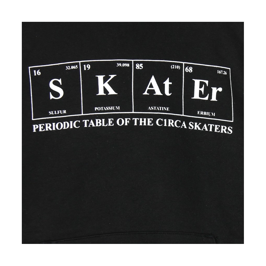 FELPA CAPPUCCIO SKATER HOOD BLACK