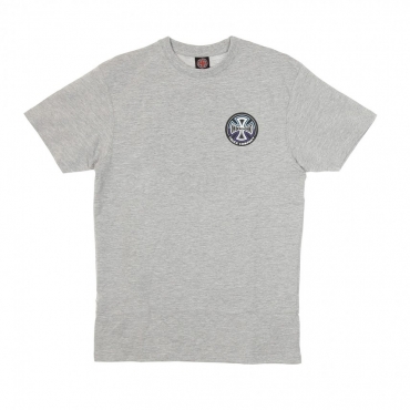 MAGLIETTA SPLIT CROSS TEE DARK HEATHER