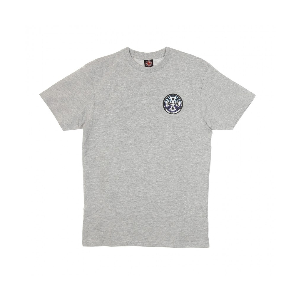 MAGLIETTA SPLIT CROSS TEE DARK HEATHER