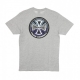 MAGLIETTA SPLIT CROSS TEE DARK HEATHER