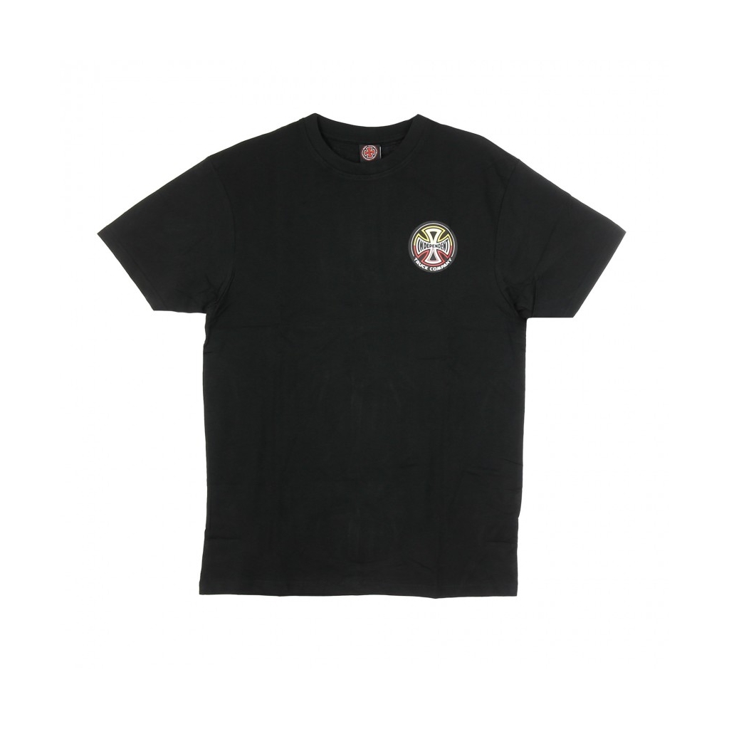 MAGLIETTA SPLIT CROSS TEE BLACK