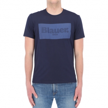 Tshirt Blauer Usa Uomo Cotone Stampa 802 ZAFFIROSCURO