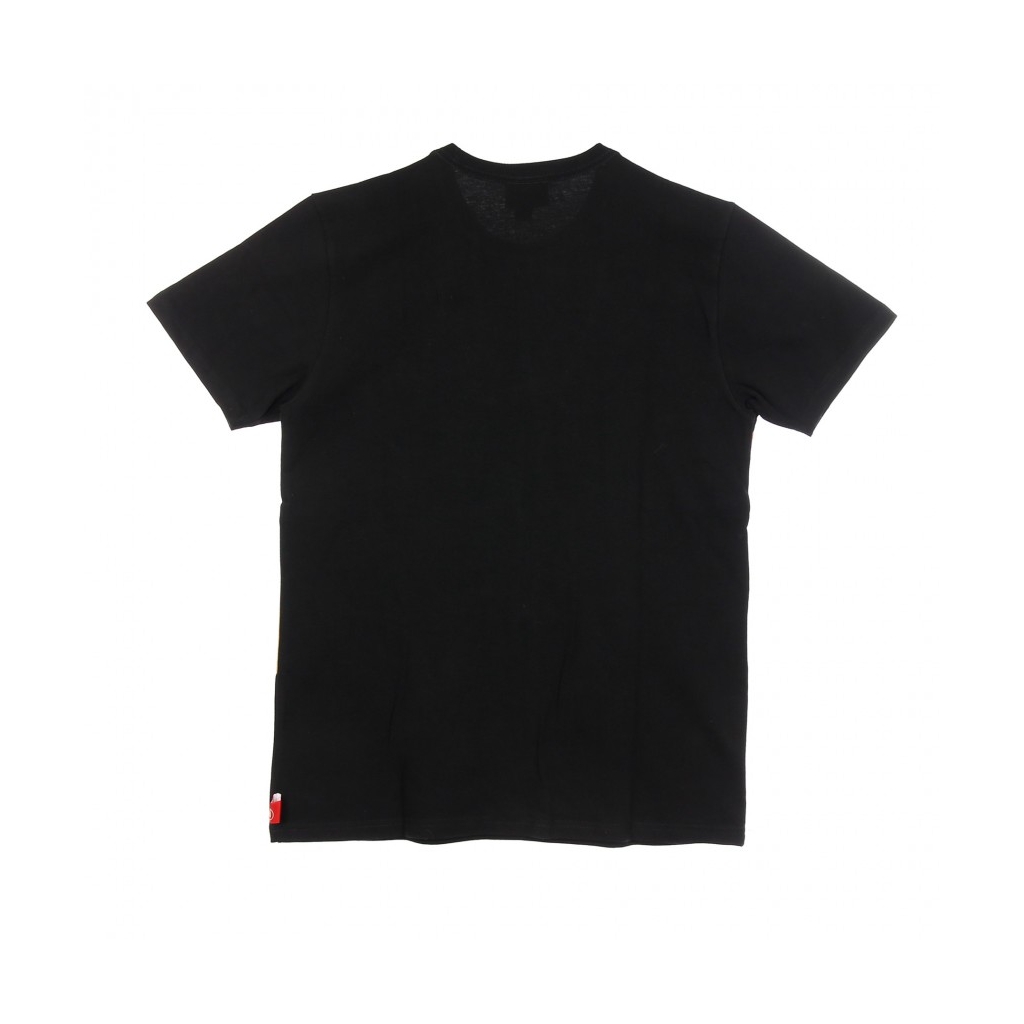 MAGLIETTA NBA FLAMES TEE HARDWOOD CLASSICS HOUROCK BLACK