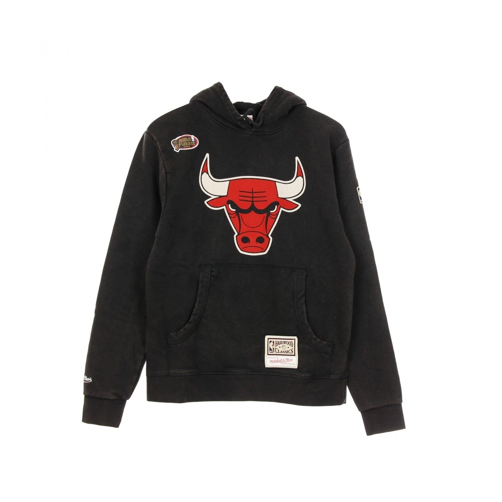 FELPA CAPPUCCIO NBA WORN LOGO HOODY HARDWOOD CLASSICS CHIBUL BLACK/ORIGINAL TEAM COLORS