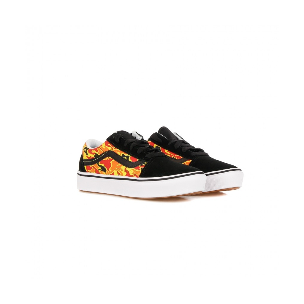 SCARPA BASSA COMFY CUSH OLD SKOOL FLAME/BLACK/TRUE WHITE