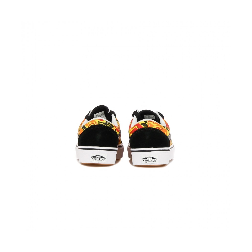 SCARPA BASSA COMFY CUSH OLD SKOOL FLAME/BLACK/TRUE WHITE