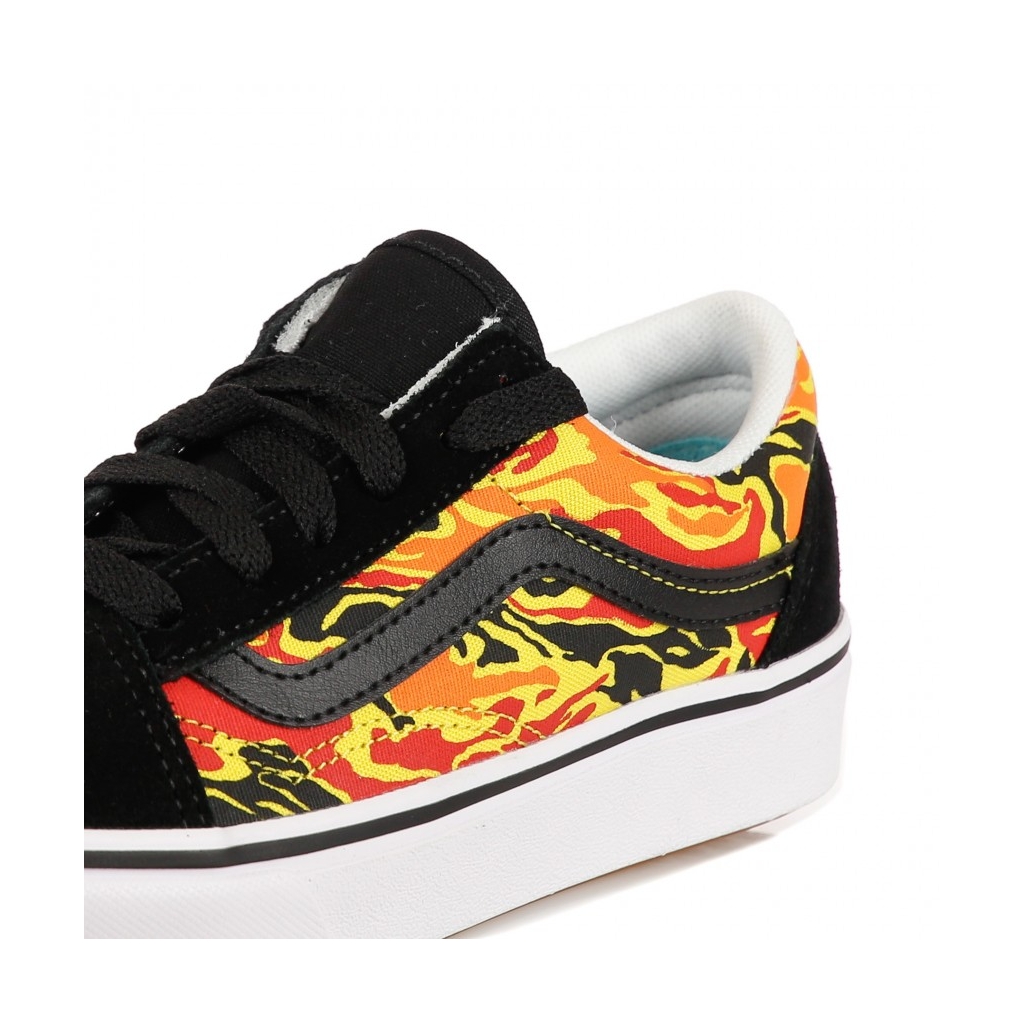 SCARPA BASSA COMFY CUSH OLD SKOOL FLAME/BLACK/TRUE WHITE