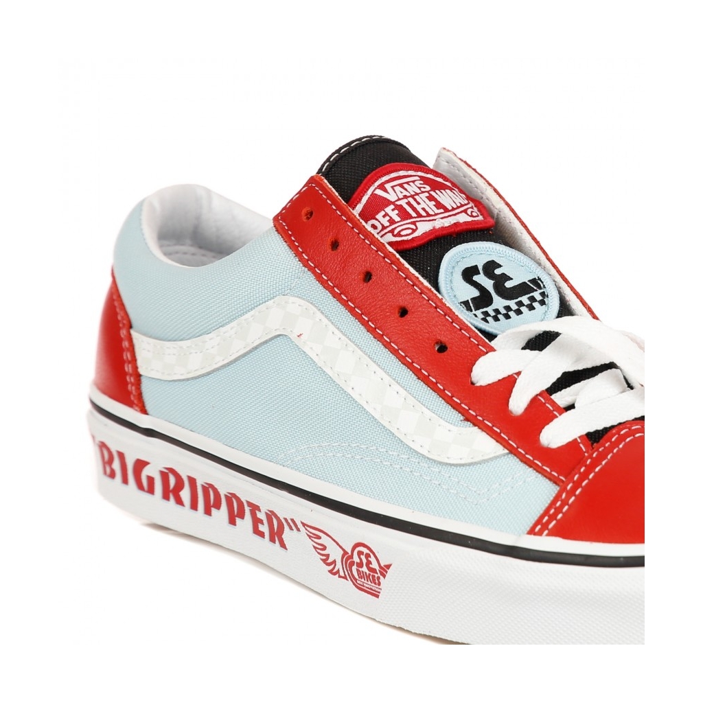 red reflective vans