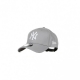 CAPPELLO VISIERA CURVA 940 LEAGUE BASIC NEYYAN GREY/WHITE