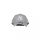 CAPPELLO VISIERA CURVA 940 LEAGUE BASIC NEYYAN GREY/WHITE