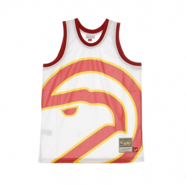 CANOTTA BASKET NBA BIG FACE JERSEY ATLHAW ORIGINAL TEAM COLORS