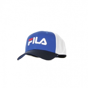 CAPPELLINO VISIERA CURVA KAN ROYAL BLUE/BLACK IRIS/BRIGHT WHITE